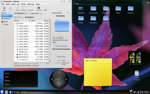 KDE 4.1.0 KDE 4.1.0