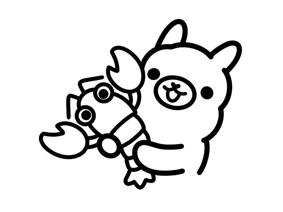 Ollama logo with a claw graphic